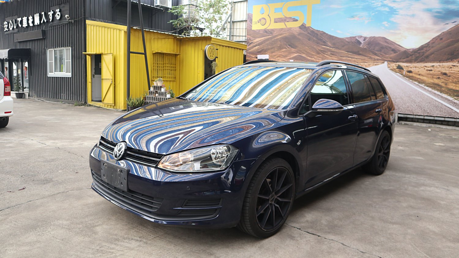 VW 福斯 ／ Golf ／ 2014年 ／ 2014年 VW Golf  藍色 福斯中古車 ／ 九州欣旺汽車 (台南)
