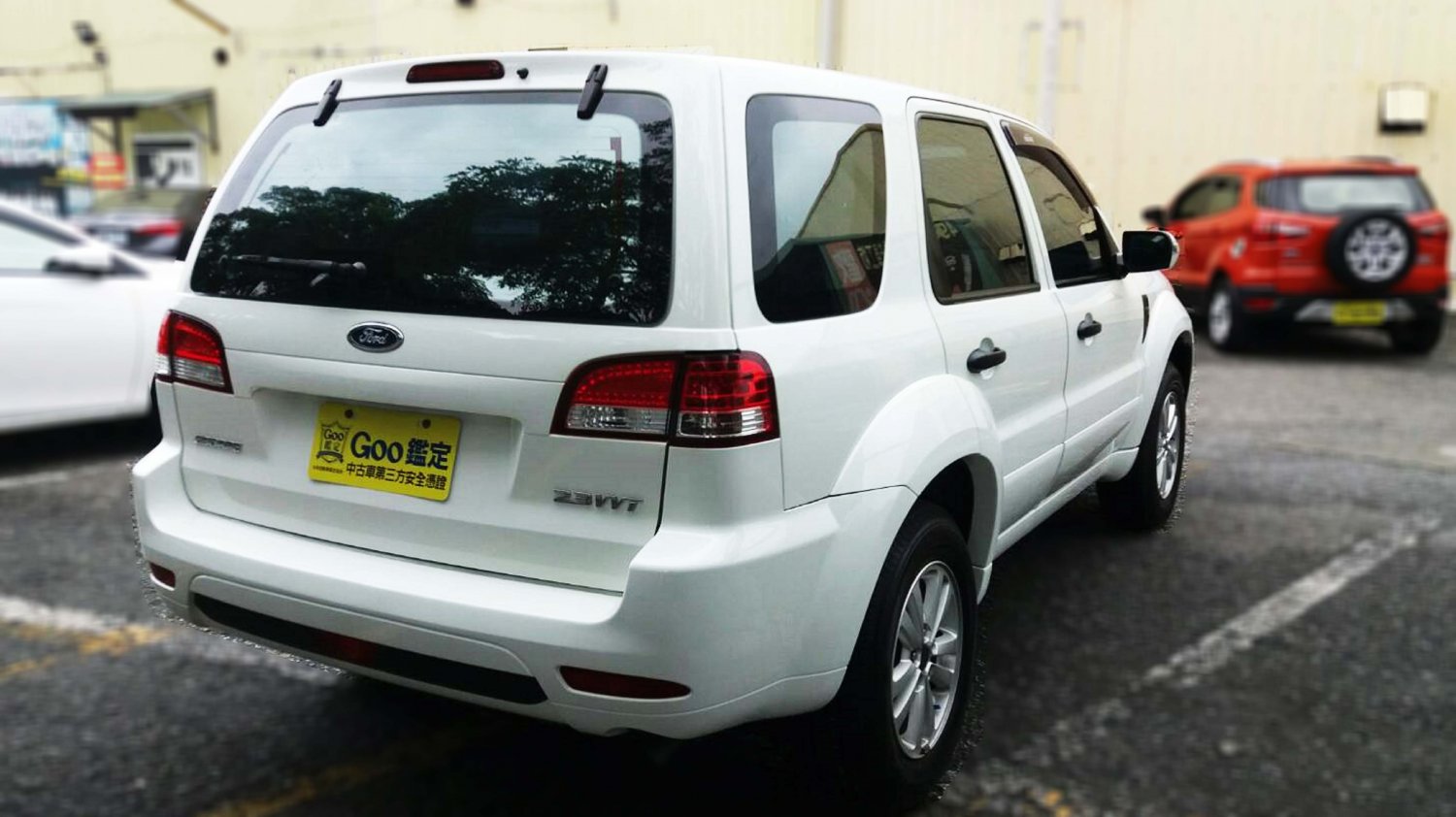 Ford 福特 Escape 12年ford Escape 白色福特中古休旅車 成交區