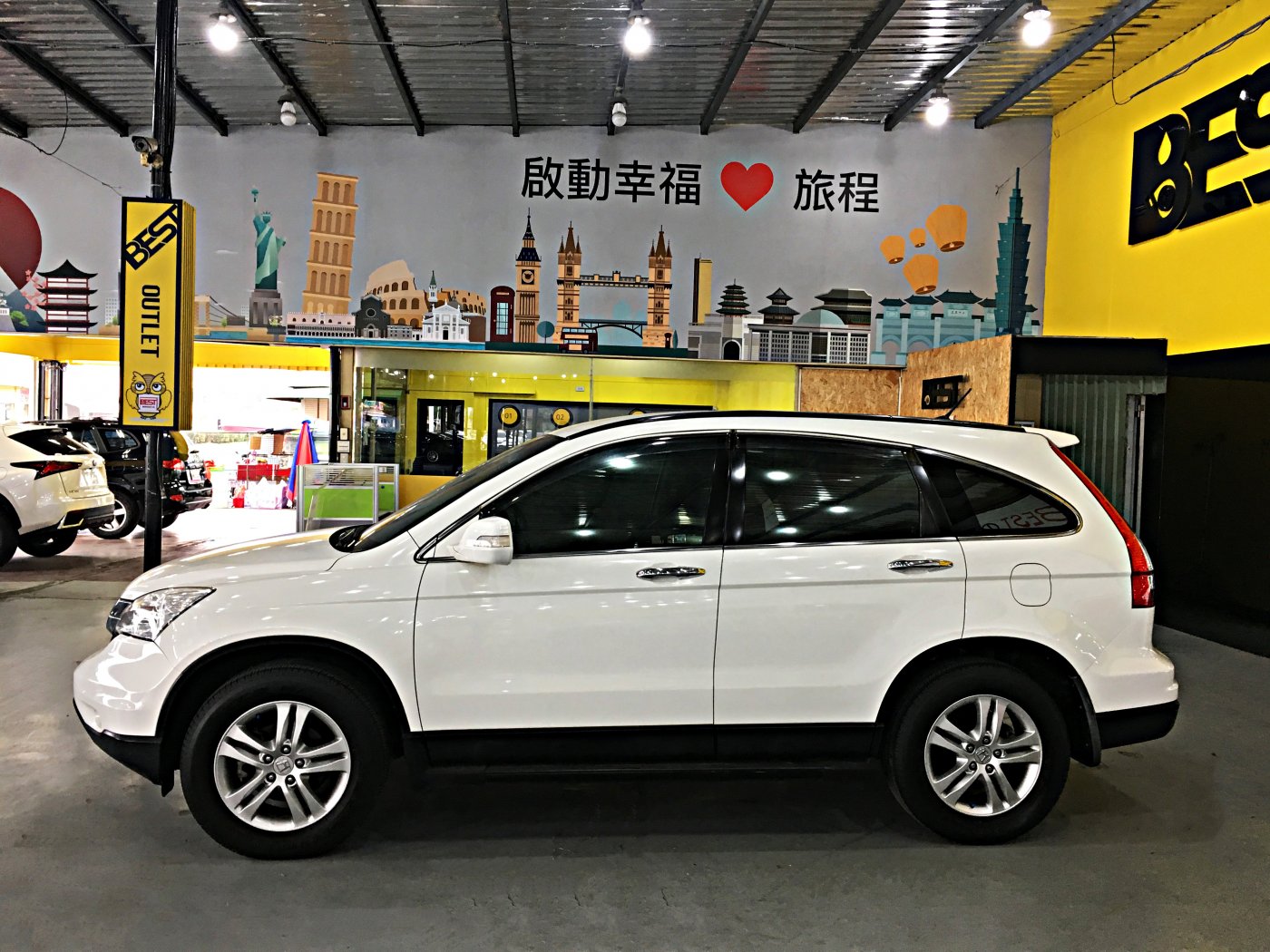 Honda 本田 Cr V 10年honda Crv 白色本田中古車 成交區