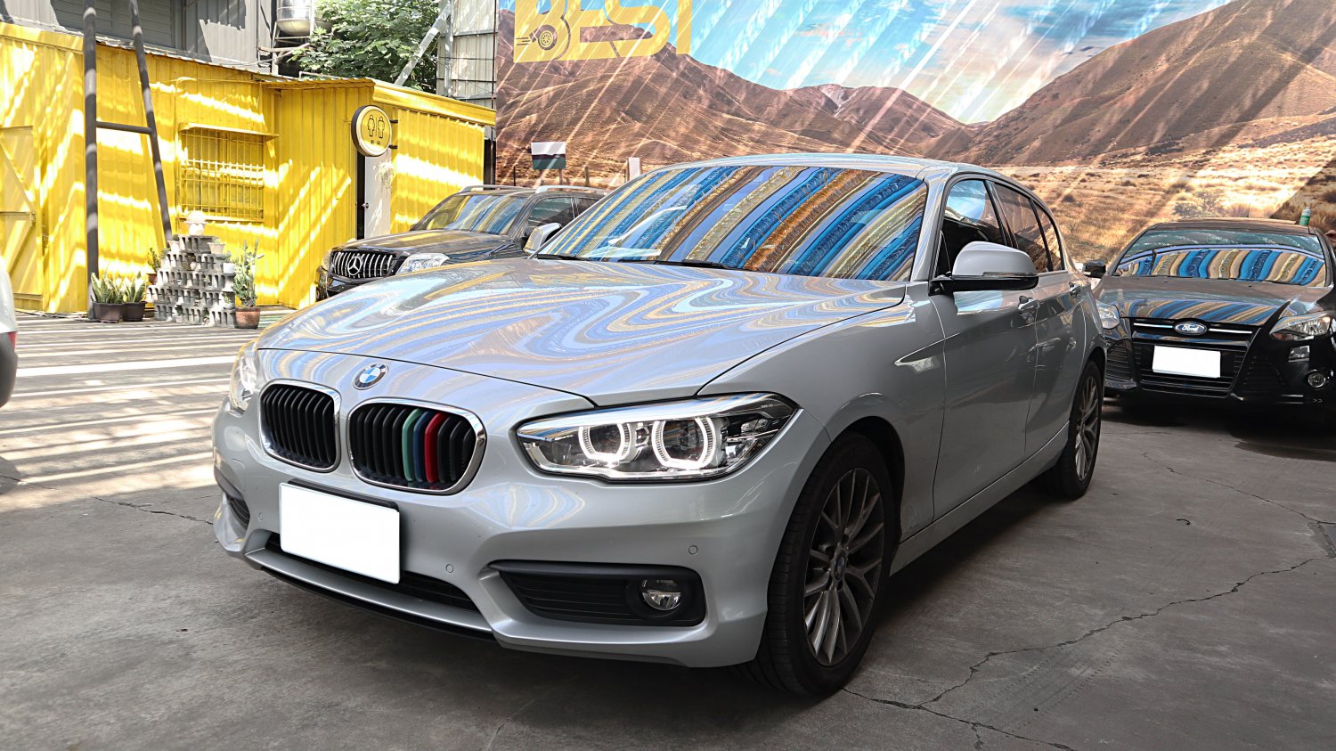 Bmw 寶馬 1 Series 18年bmw 118i 銀色寶馬中古車 高拍