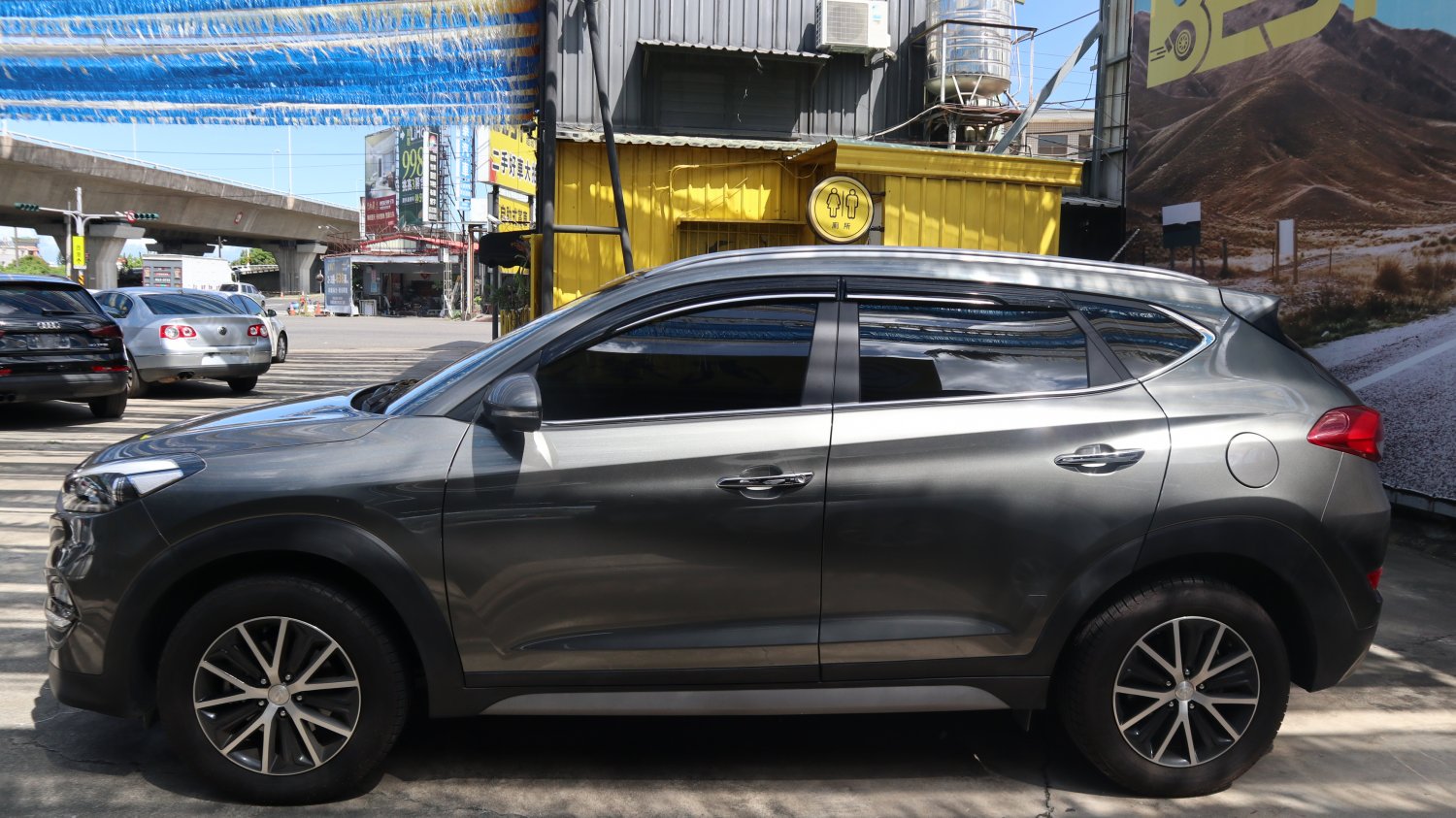 Hyundai 現代 ／ Tucson ／ 2019年 ／ 2019年Hyundai Tucson 灰色 現代休旅車 ／ MG車庫(台南)