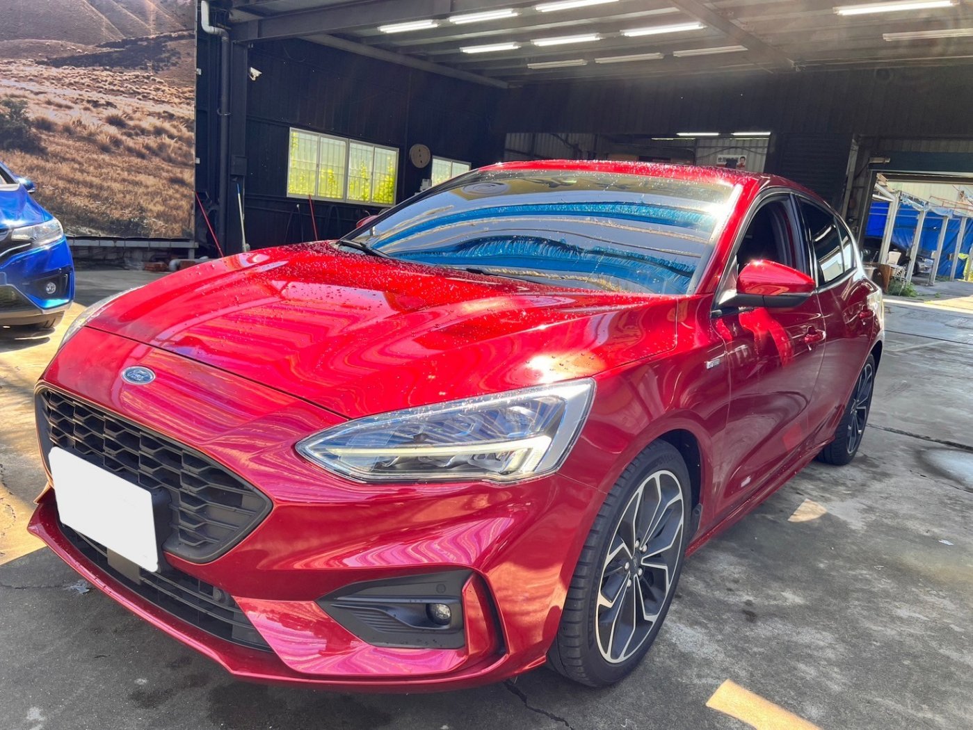 Ford 福特 ／ Focus ／ 2019年 ／ 2019年 Ford Focus 紅色 福特中古車 ／ MG車庫(台南)